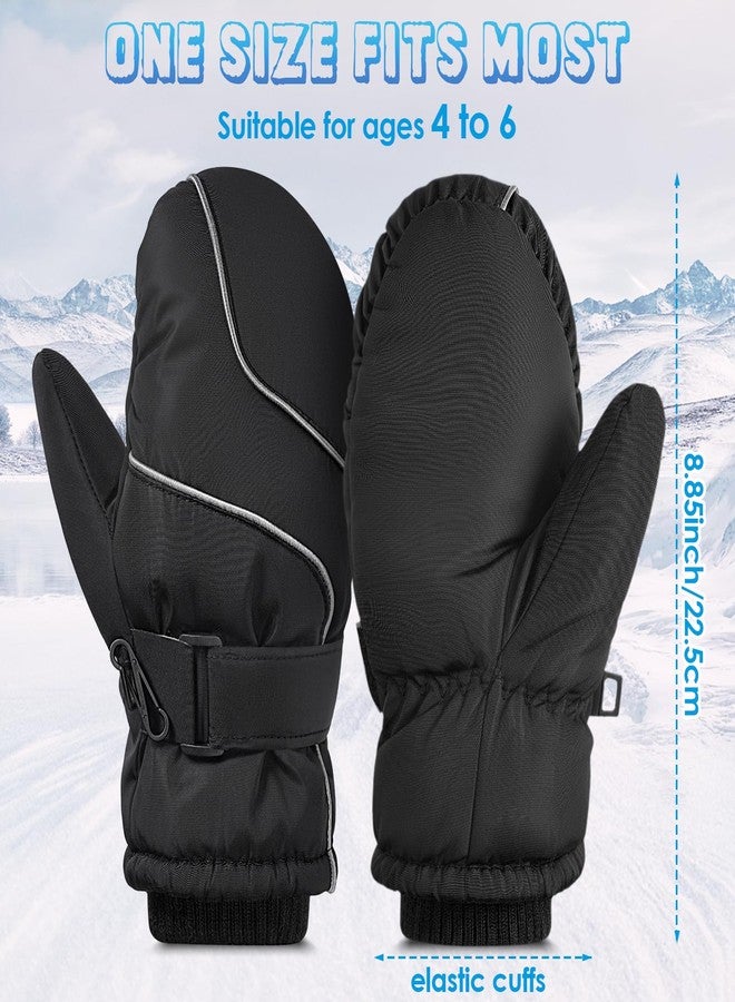 coclothy Snow Gloves for Kids - Waterproof Ski Mittens Gloves Boys Girls, Warmth Winter Toddler Mittens Glove for Toddlers Child Snowboarding Outdoor - Image 2